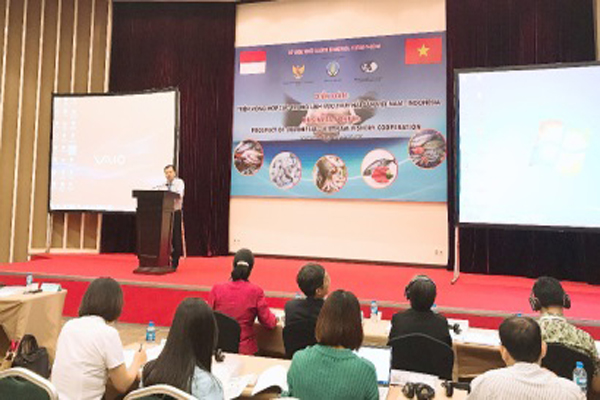Đẩy mạnh hợp tác lĩnh vực thủy hải sản giữa Việt Nam và Indonesia